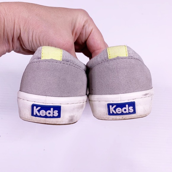 Keds Sneaker Shoes Size 8.5 Gray Lock Laces Comfort Walking - Picture 5 of 8